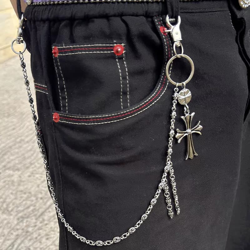 زنجیر شلوار کروم هارتز کد 15 Chrome Hearts