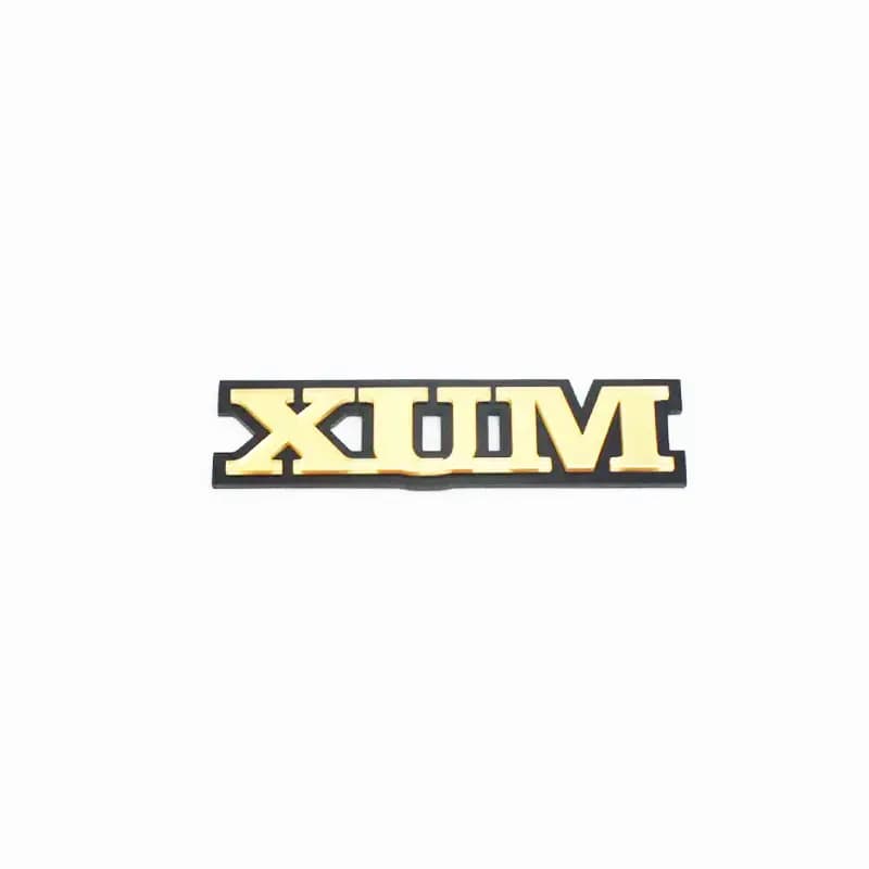 آرم XUM آینه ای طلایی ( بسته ی 5 عددی )