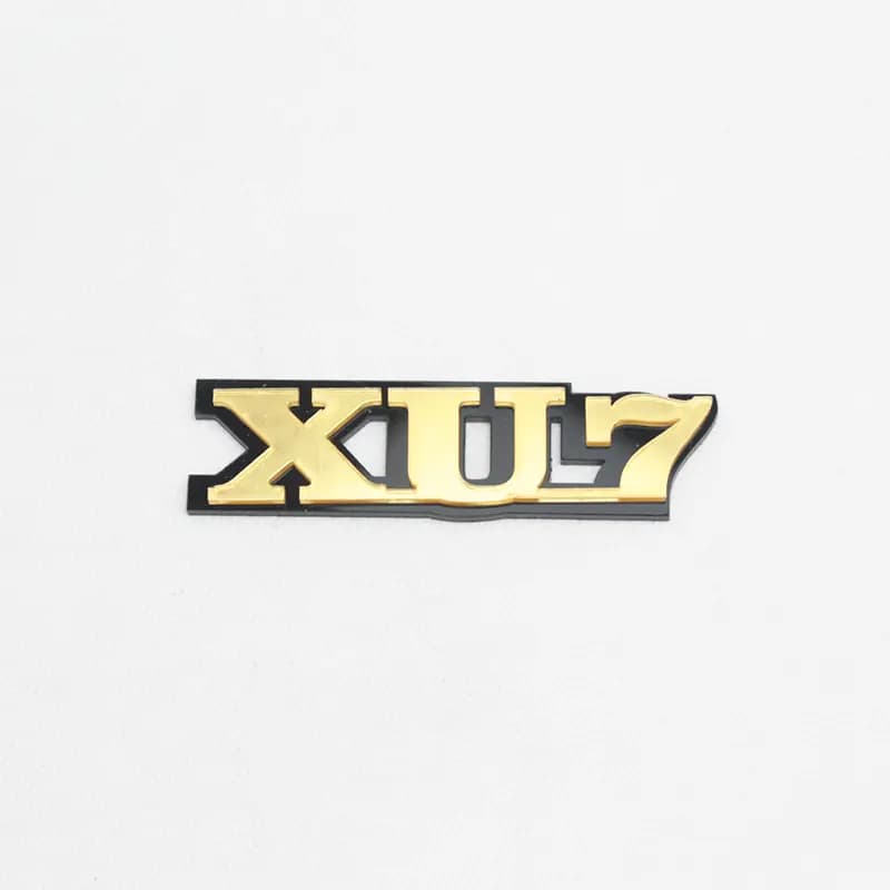 آرم XU7 آینه ای طلایی ( بسته ی 5 عددی )