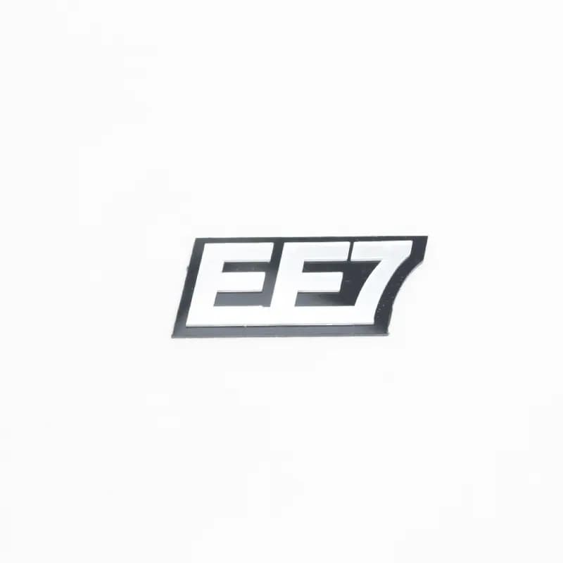 آرم EF7 آینه ای نقره ای ( بسته ی 5 عددی )