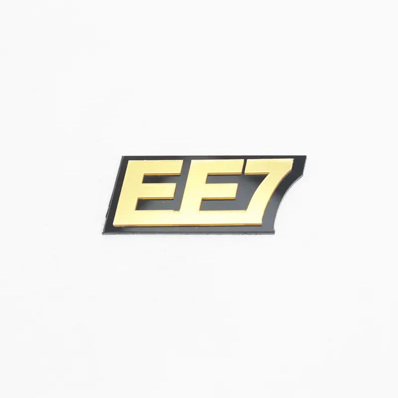 آرم EF7 آینه ای طلایی ( بسته ی 5 عددی )