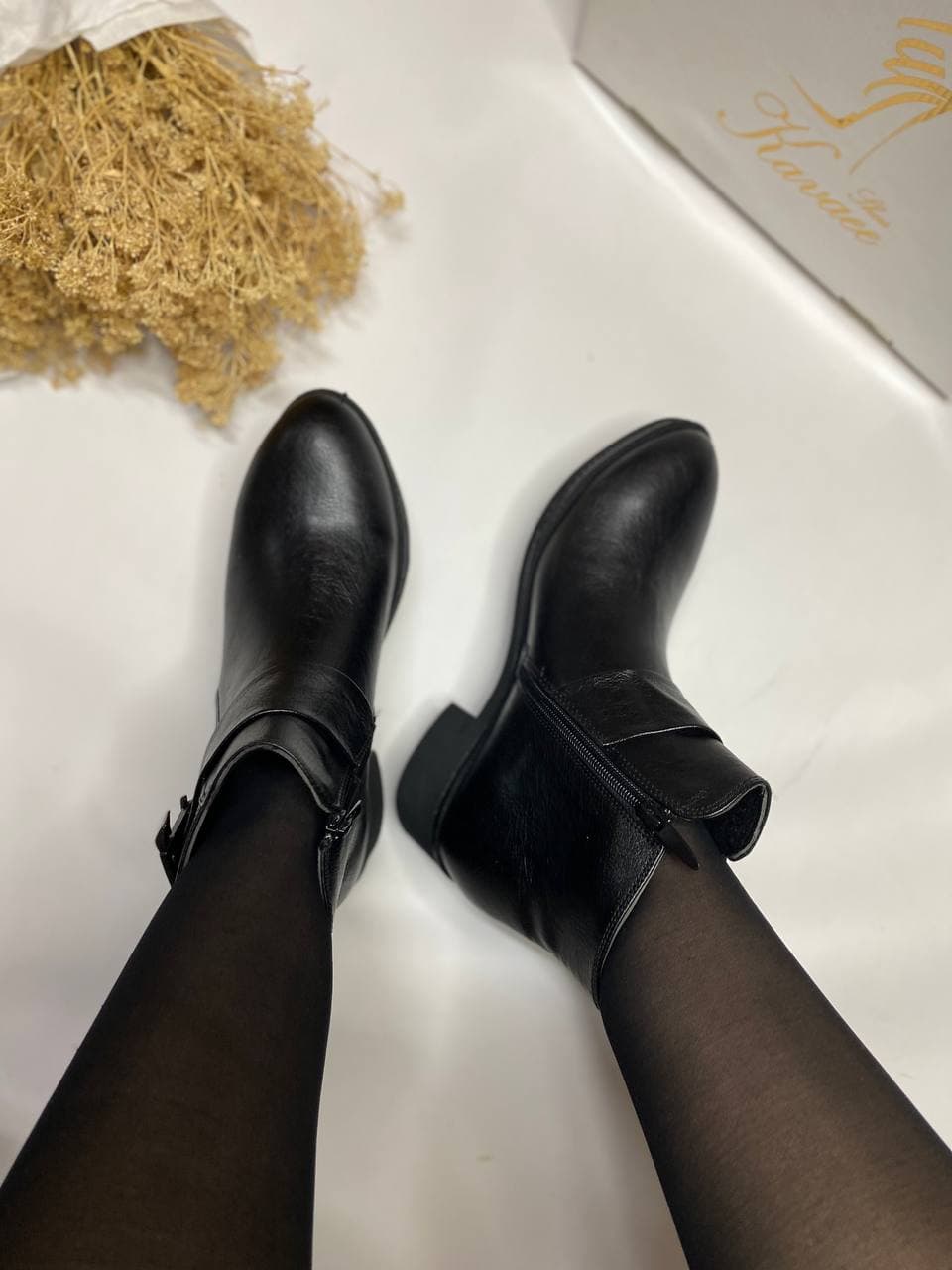 نیمبت بغل زیپ با زیره پیو پنج سانت طبی — تصویر ۲