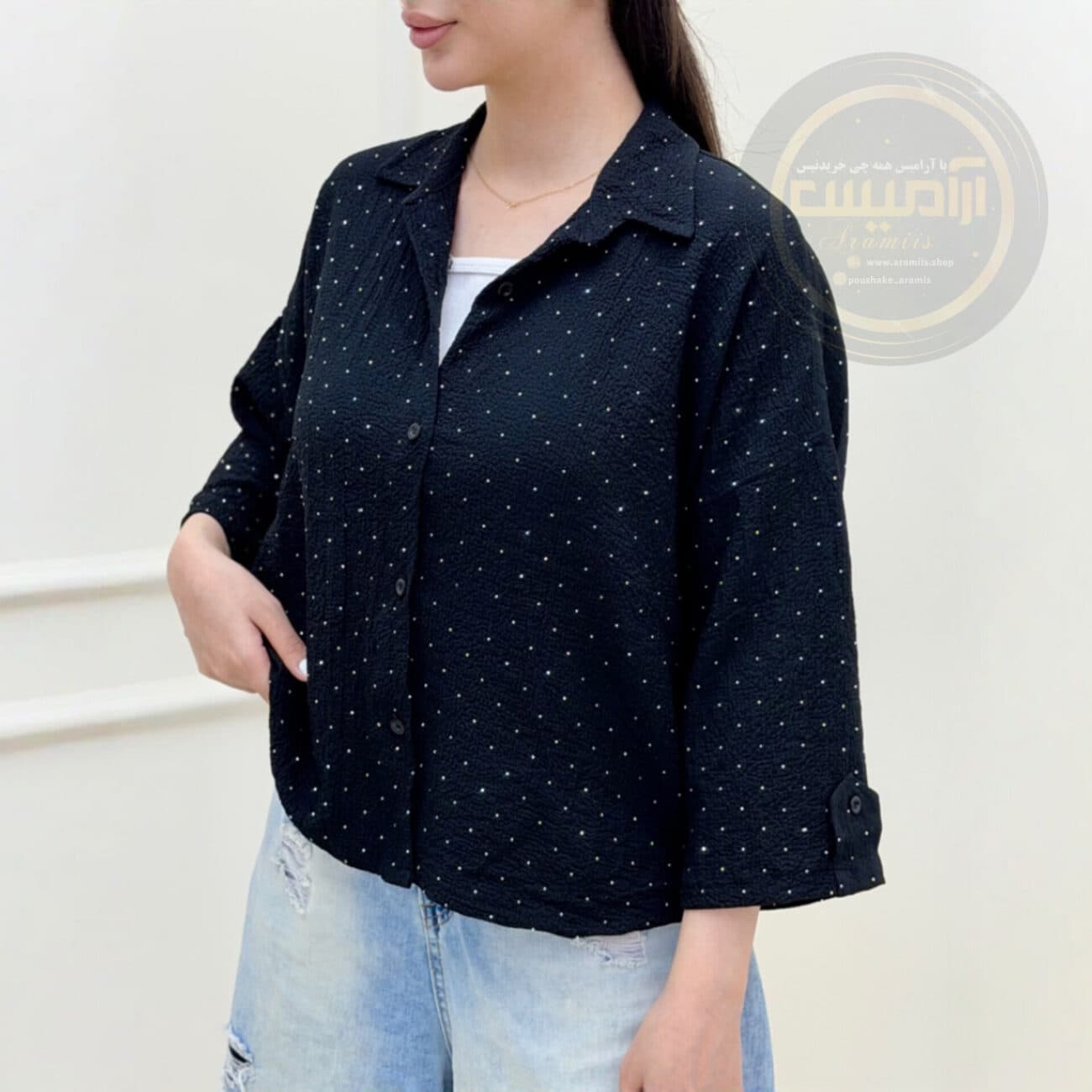 شومیز ینزی خالدار