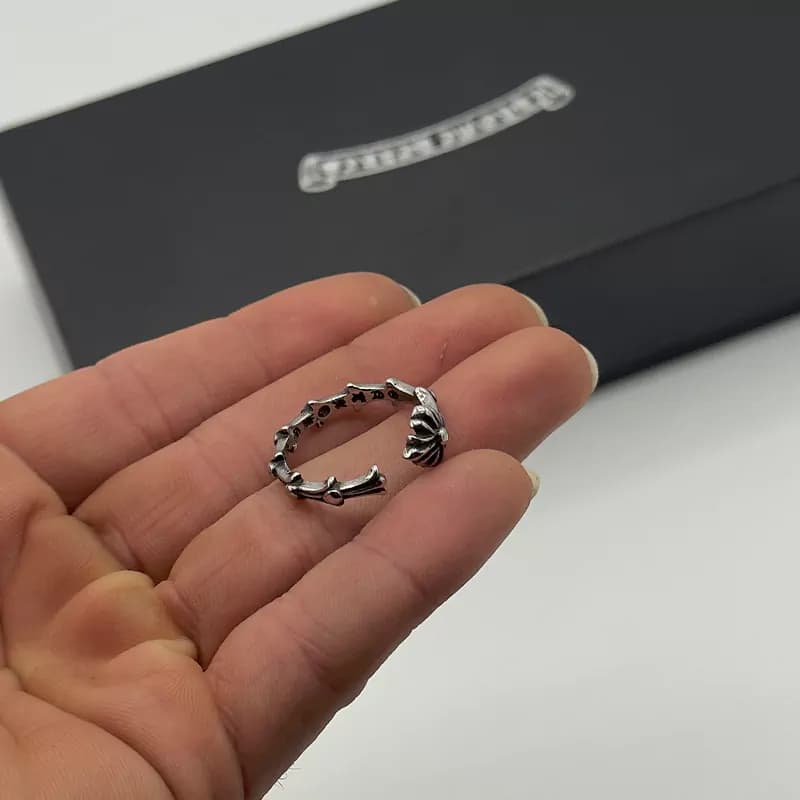 انگشتر کروم هارتز استیل کد 10 (Chrome Hearts) — تصویر ۲