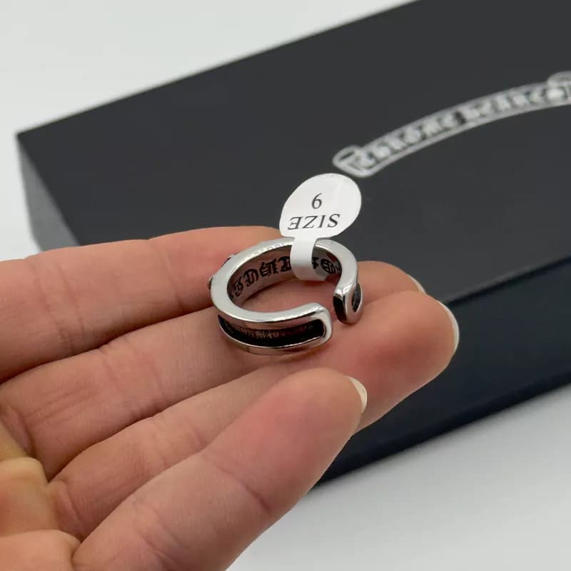 انگشتر کروم هارتز استیل کد 2 (Chrome Hearts) — تصویر ۲