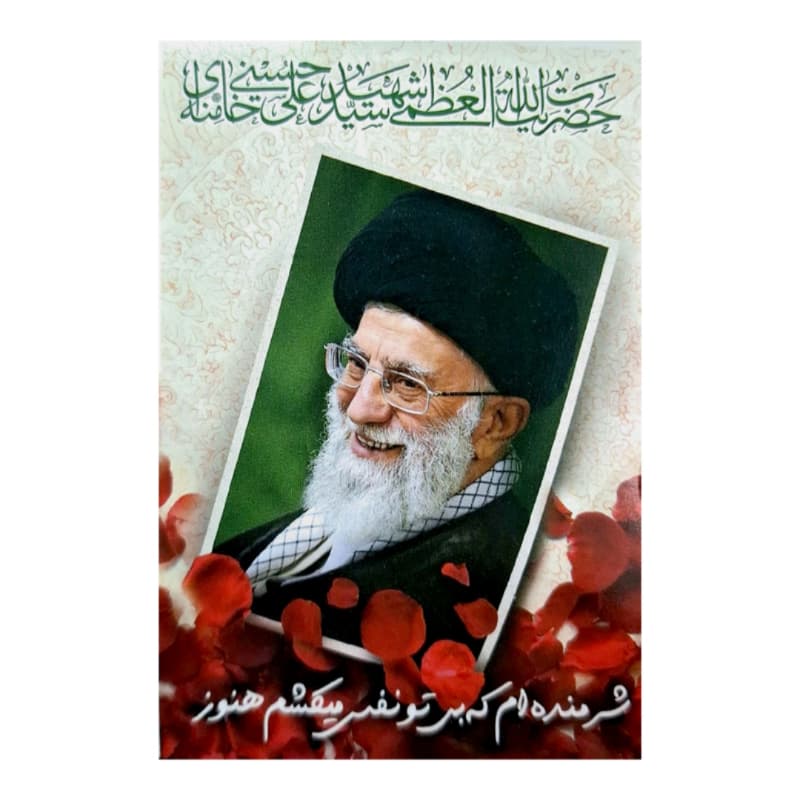 برچسب مستطیلی طرح های رهبر شهید و رهبر جدید 6.5در9.5سانت بسته 30عددی کد 104855 — تصویر ۵