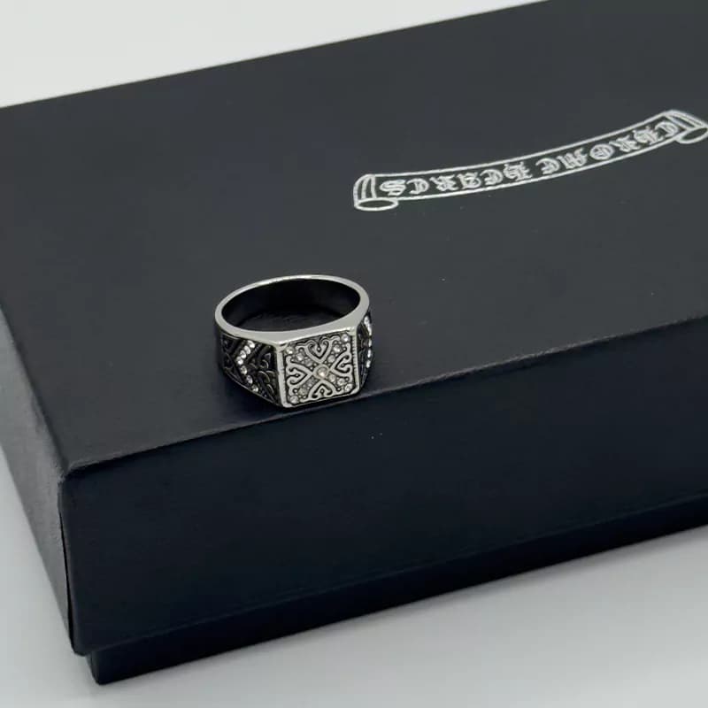 انگشتر کروم هارتز استیل کد 8 (Chrome Hearts)