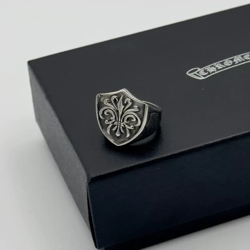 انگشتر کروم هارتز استیل کد 7 (Chrome Hearts)