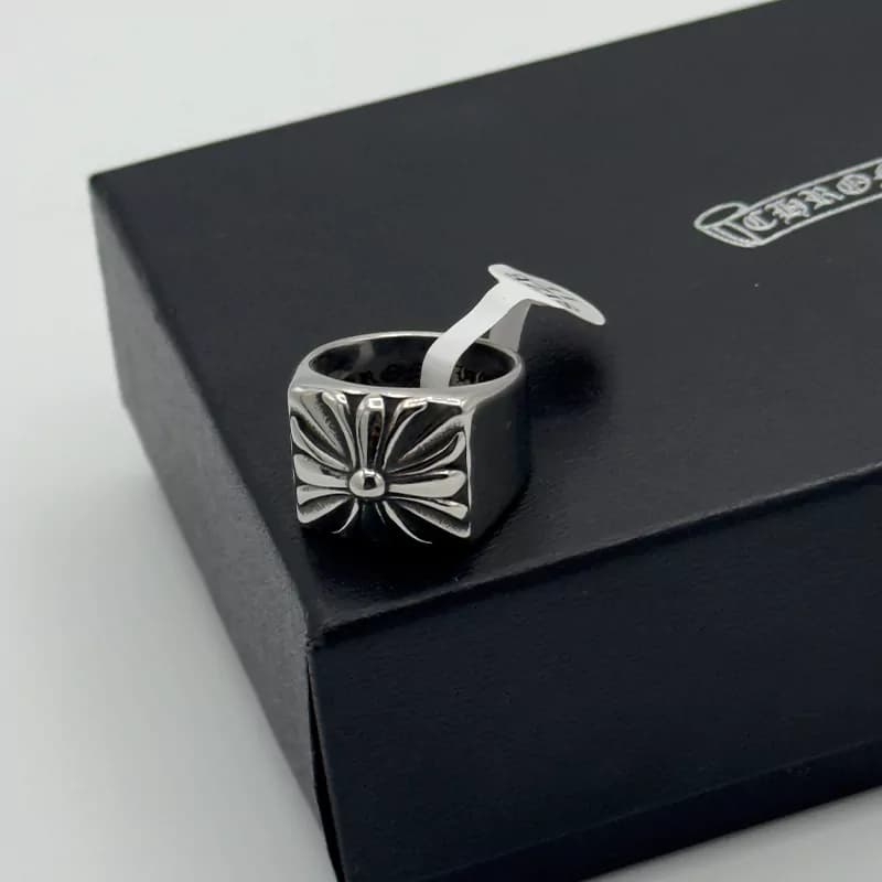 انگشتر کروم هارتز استیل کد 5 (Chrome Hearts)