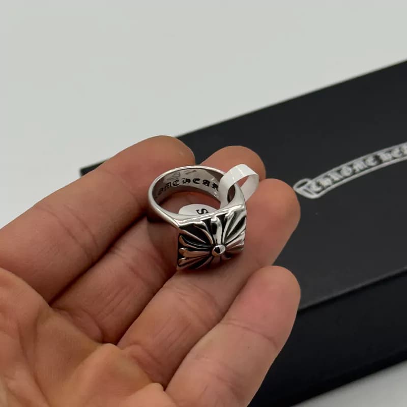 انگشتر کروم هارتز استیل کد 5 (Chrome Hearts) — تصویر ۲