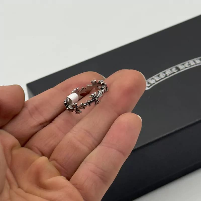 انگشتر کروم هارتز استیل کد 3 (Chrome Hearts) — تصویر ۲