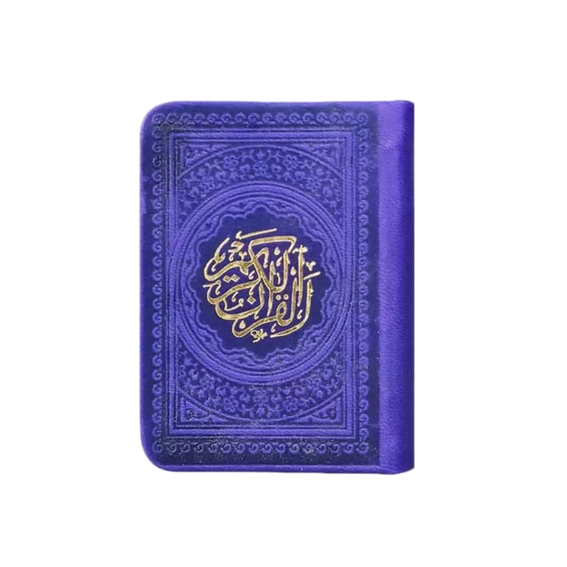 قرآن نیم جیبی خیلی کوچک 365ص جلدرنگی بدون ترجمه 6در8 ترمو داخل رنگی کد 121222 — تصویر ۵