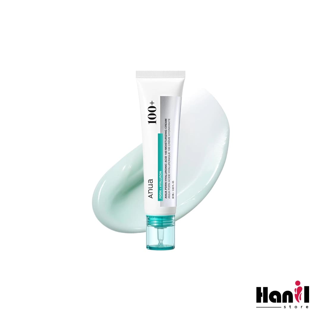 کرم مرطوب‌کننده هیالورونیک اسید و پی دی آر ان آنوا مدل PDRN100+Hyaluron100 حجم 60ml