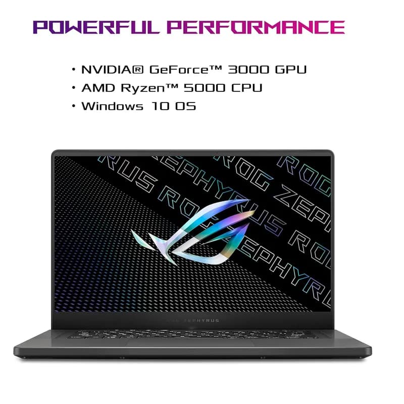 لپ ایسوس ASUS ROG Zephyrus G14 | Ryzen7-5800HS | 16G | 512G | 6GB RTX 3060 | 14”FHD 144Hz (اپن باکس) — تصویر ۶