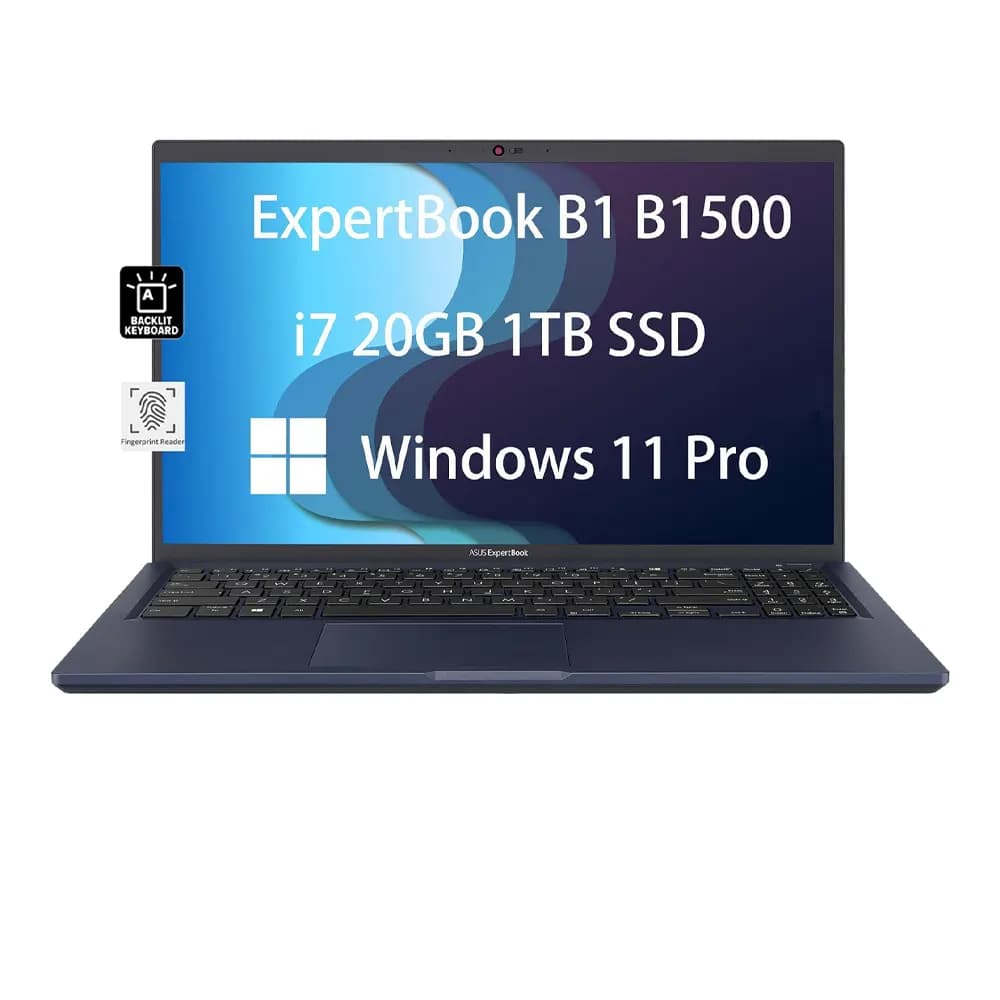 لپ ایسوس ASUS Expertbook B1500C | i7-1255U | 16G | 512G | INTEL iris Xe | 15.6”FHD (اپن باکس) — تصویر ۴