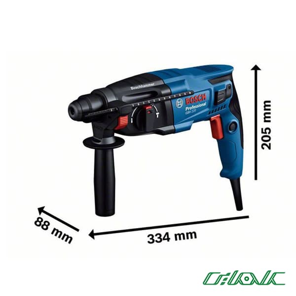 دریل بتن کن 3 کیلویی بوش مدل GBH220 — تصویر ۲