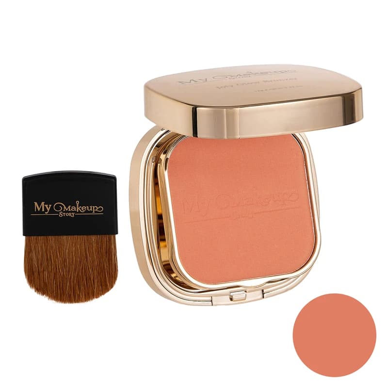 رژ گونه مات مای میکاپ استوری My Makeup Story مدل Tip-Top شماره TB07 اورجینال — تصویر ۲