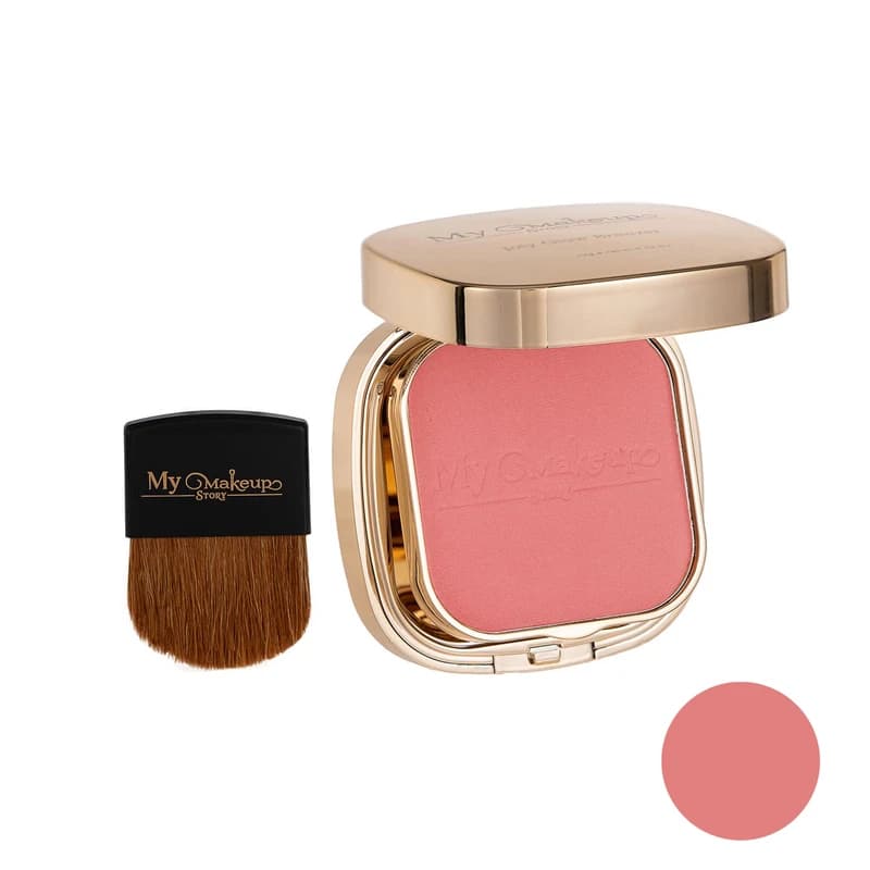 رژ گونه مات مای میکاپ استوری My Makeup Story مدل Tip-Top شماره TB03 اورجینال — تصویر ۲