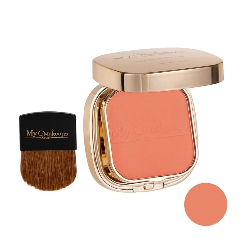 رژ گونه مات مای میکاپ استوری My Makeup Story مدل Tip-Top شماره TB02 اورجینال — تصویر ۲