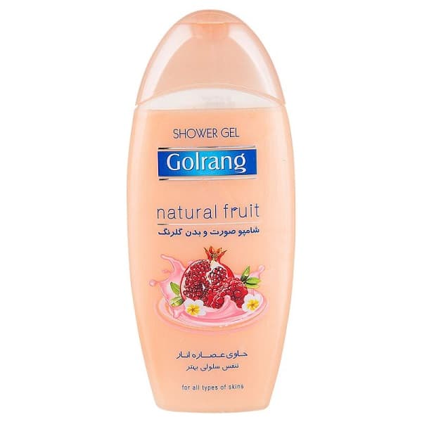 شامپو بدن گلرنگ (Golrang) مدل Pomegranate حجم 400 میلیلیتر