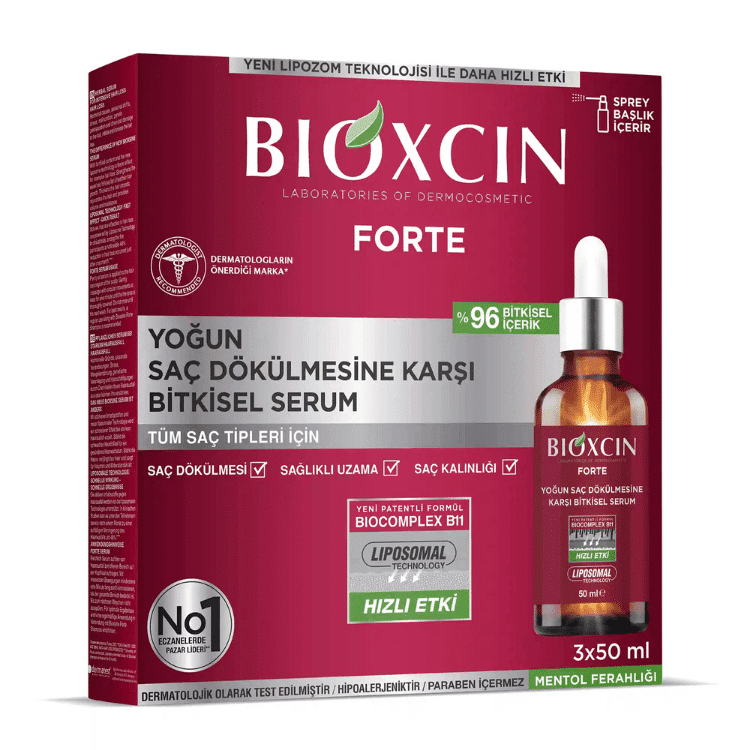 سرم ضد ریزش موی بیوکسین Bioxcin FORTE (تکی جدا شده از پک) — تصویر ۲