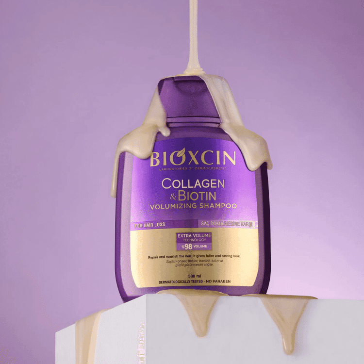 شامپو حجم‌دهنده کلاژن و بیوتین بیوکسین — تصویر ۲