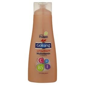 شامپو مو خشک گلرنگ (Golrang) مدل Multivitamin حجم 400 میلی لیتر