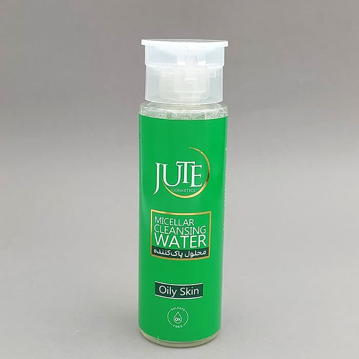 محلول پاک کننده آرایش چشم و صورت ژوت JUTE مناسب پوست چرب حجم 200 میل 93679