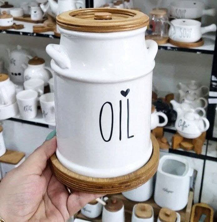 بانکه روغن سرامیکی کوچک