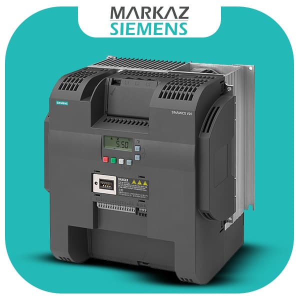 اینورتر سه فاز زیمنس Siemens V20 توان 18.5KW فیلتردار کد فنی 6SL3210-5BE31-8CV0 — تصویر ۲