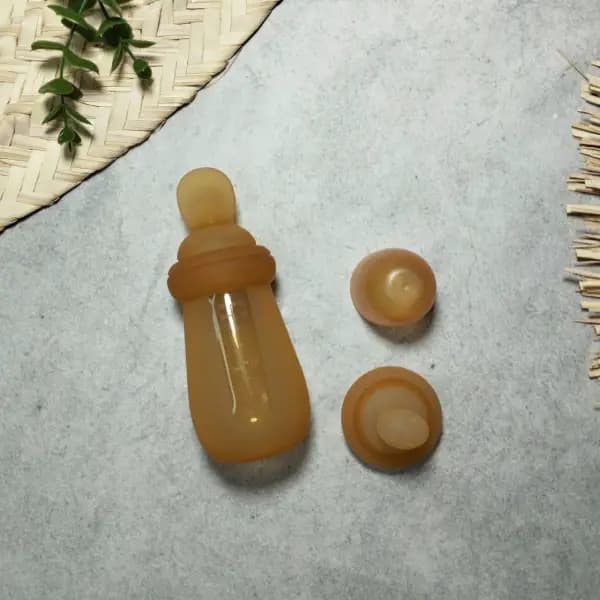 سرلاک خوری و میوه خوری دوکاره سیلیکونی گیاهی — تصویر ۶