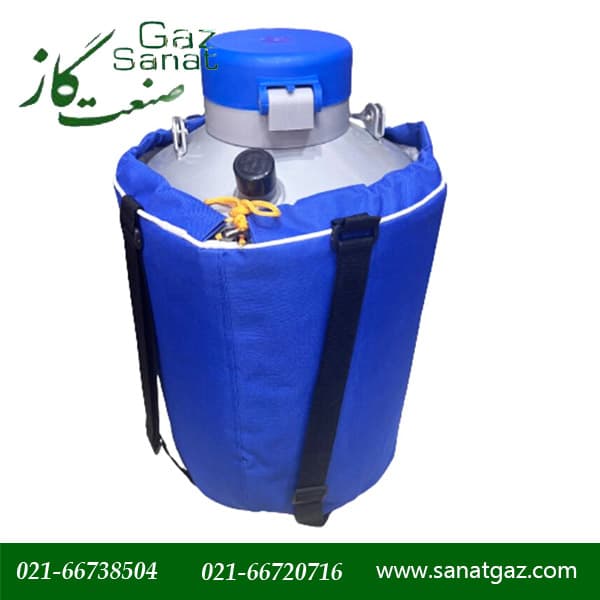 فلاسک ازت مایع 6 لیتری دو در