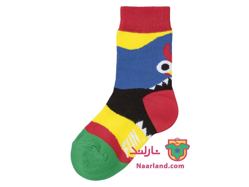 پک ۳ عددی جوراب FUN SOCKS آلمان جعبه طرح ماشین — تصویر ۳