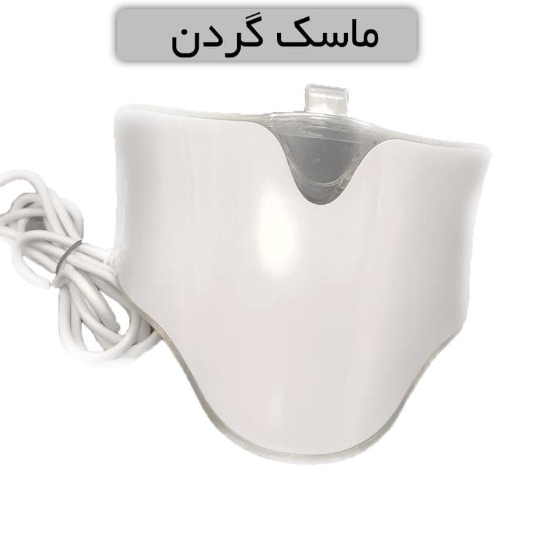 ماسک ال ای دی نقابی (ماسک LED صورت و گردن) 7 رنگ نور — تصویر ۵