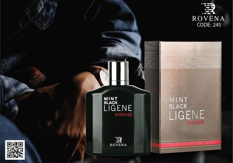 عطر ادکلن رونا مینت بلک لیجند اینتنس مونت بلان لجند اینتنس ROVENA mint black LEGENE INTENSE