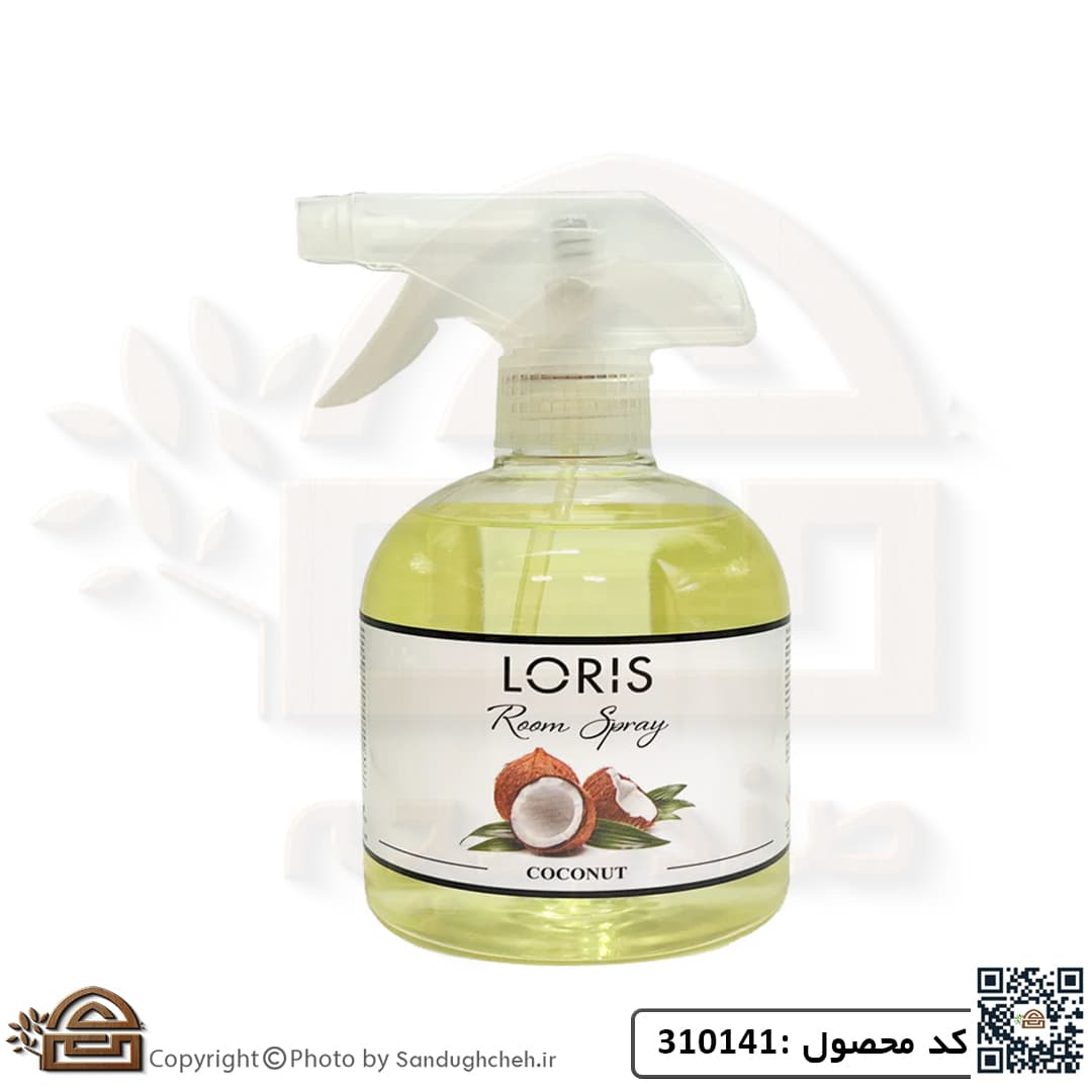 اسپری خوشبو کننده هوا لوریس رایحه COCONUT (نارگیل) حجم 500میل کد 310141