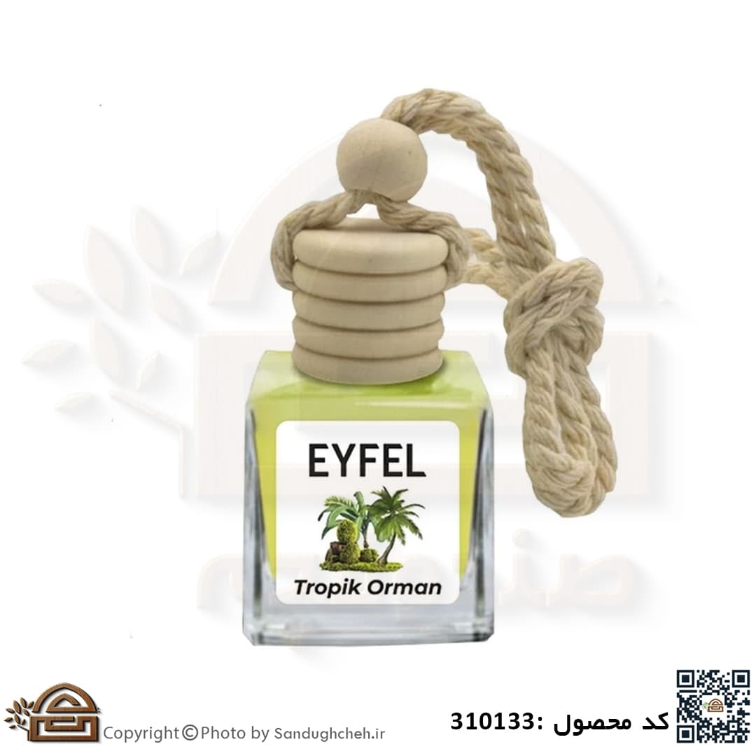 خوشبو کننده ماشین ایفل EYFEL رایحه Tropical Forest(جنگل استوایی) حجم 10میل کد 310133 — تصویر ۲