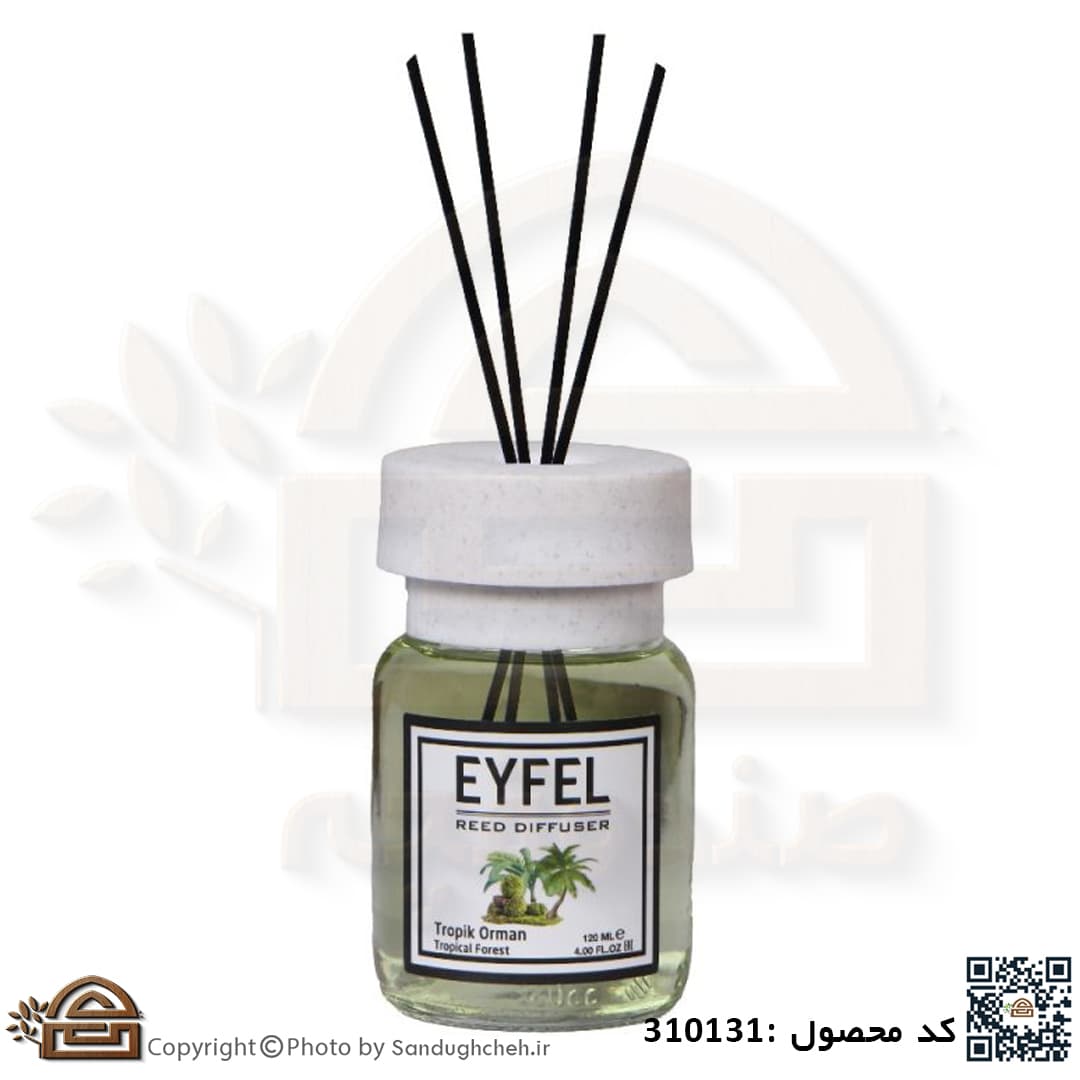 خوشبو کننده هوا ایفل EYFEL رایحه Tropical Forest(جنگل استوایی) حجم 120میل کد 310132 — تصویر ۲