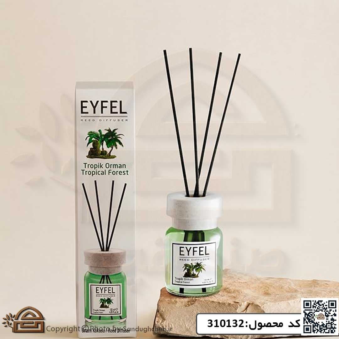 خوشبو کننده هوا ایفل EYFEL رایحه Tropical Forest(جنگل استوایی) حجم 120میل کد 310132 — تصویر ۵