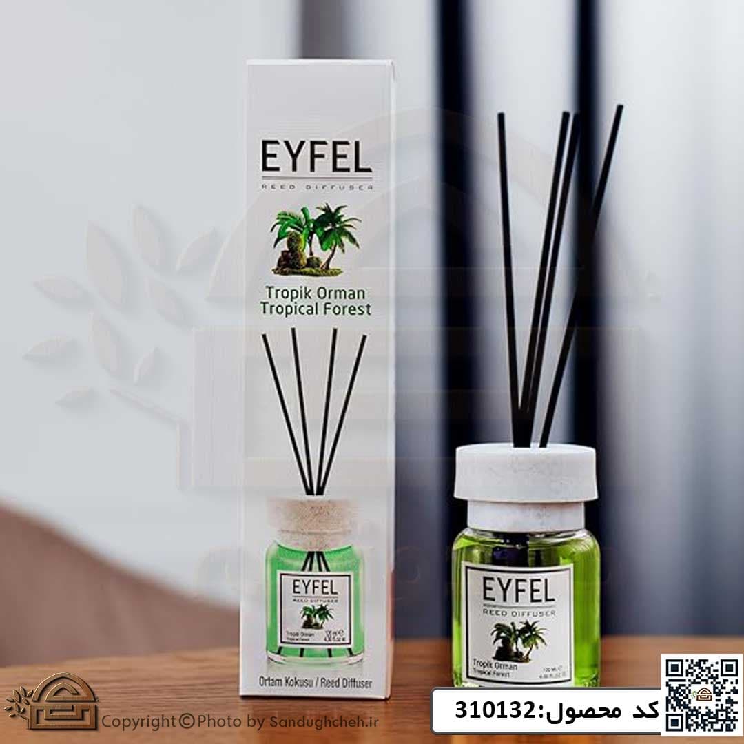 خوشبو کننده هوا ایفل EYFEL رایحه Tropical Forest(جنگل استوایی) حجم 120میل کد 310132 — تصویر ۴
