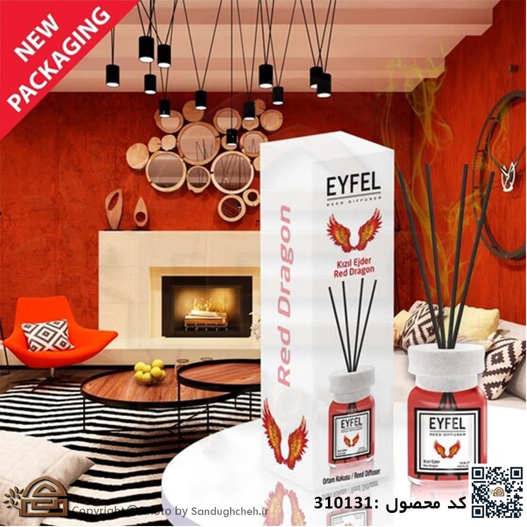 خوشبو کننده هوا ایفل EYFEL رایحه Red Dragon(اژدهای قرمز) حجم 120میل کد 310131