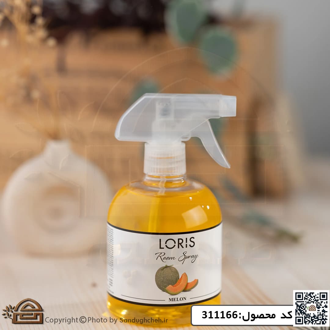 اسپری خوشبو کننده هوا لوریس رایحه Melon (طالبی) حجم 500میل کد 311166 — تصویر ۳