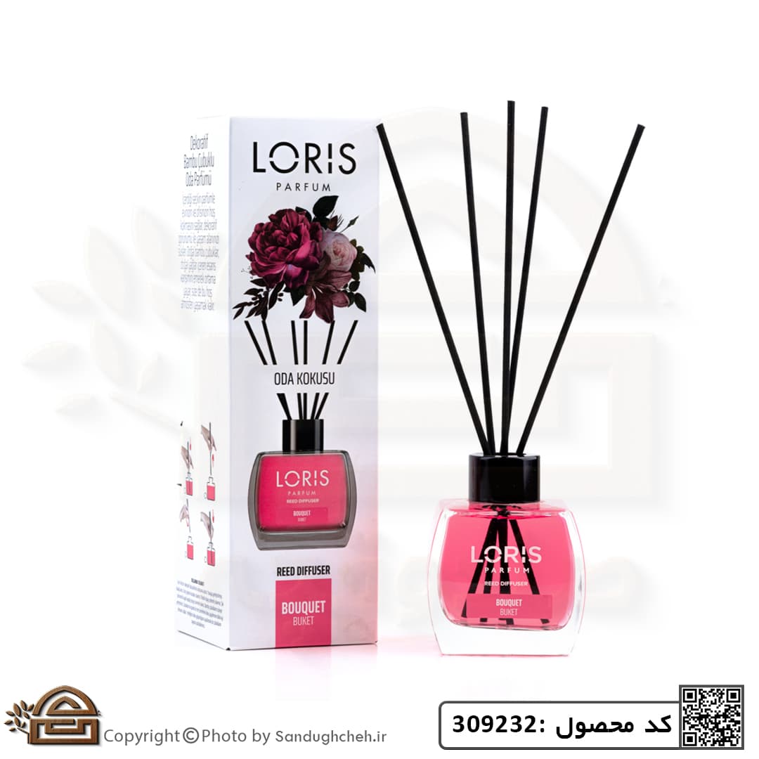 خوشبو کننده هوا لوریس رایحه Bouquet حجم 120میل کد 309232