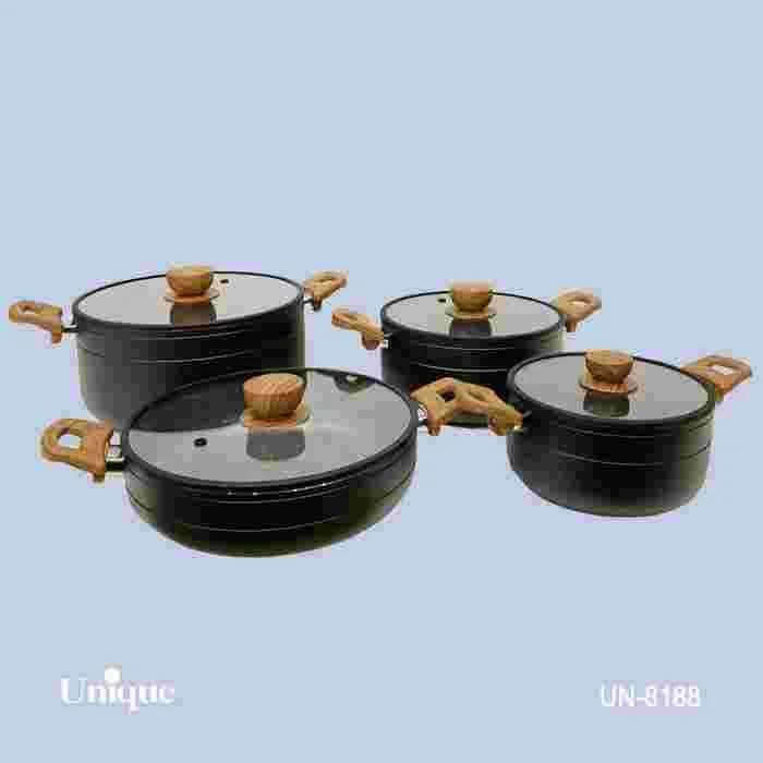 سرویس قابلمه 8 پارچه یونیک کد UN-8188