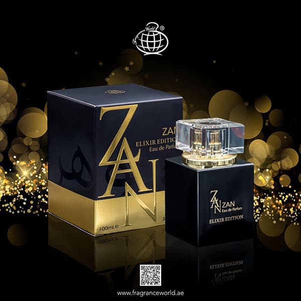 عطر ادکلن زنانه شیسیدو زن گلد الکسیر فراگرنس ورد گلد ادیشن (Fragrance World Shiseido Zen Gold Elixir) حجم 100 میل — تصویر ۲
