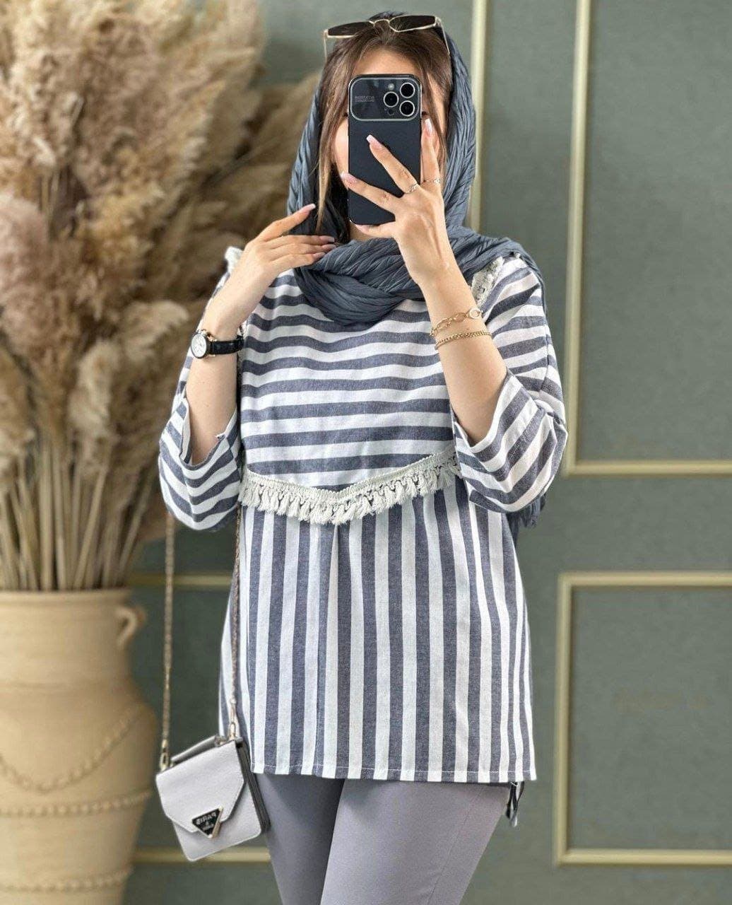 تونیک‌ مانتویی ارکیده — تصویر ۳