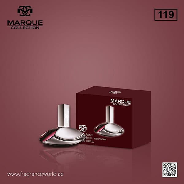عطر ادکلن زنانه سی کی ایفوریا فراگرنس ورد مارکویی کالکشن کد 119 (CK Euphoria) حجم 25 میل — تصویر ۲