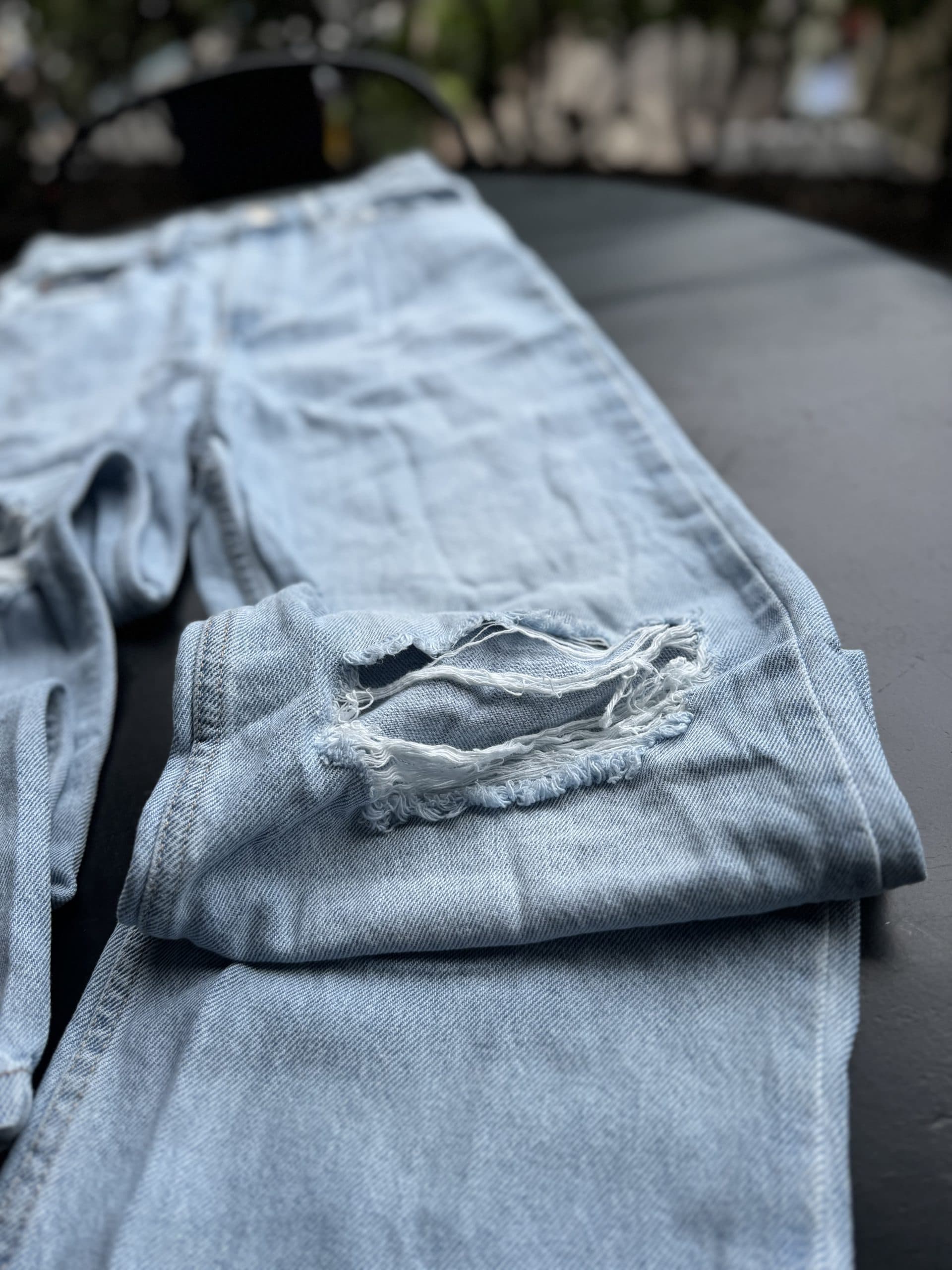 شلوار بگ زاپ pull&bear — تصویر ۲