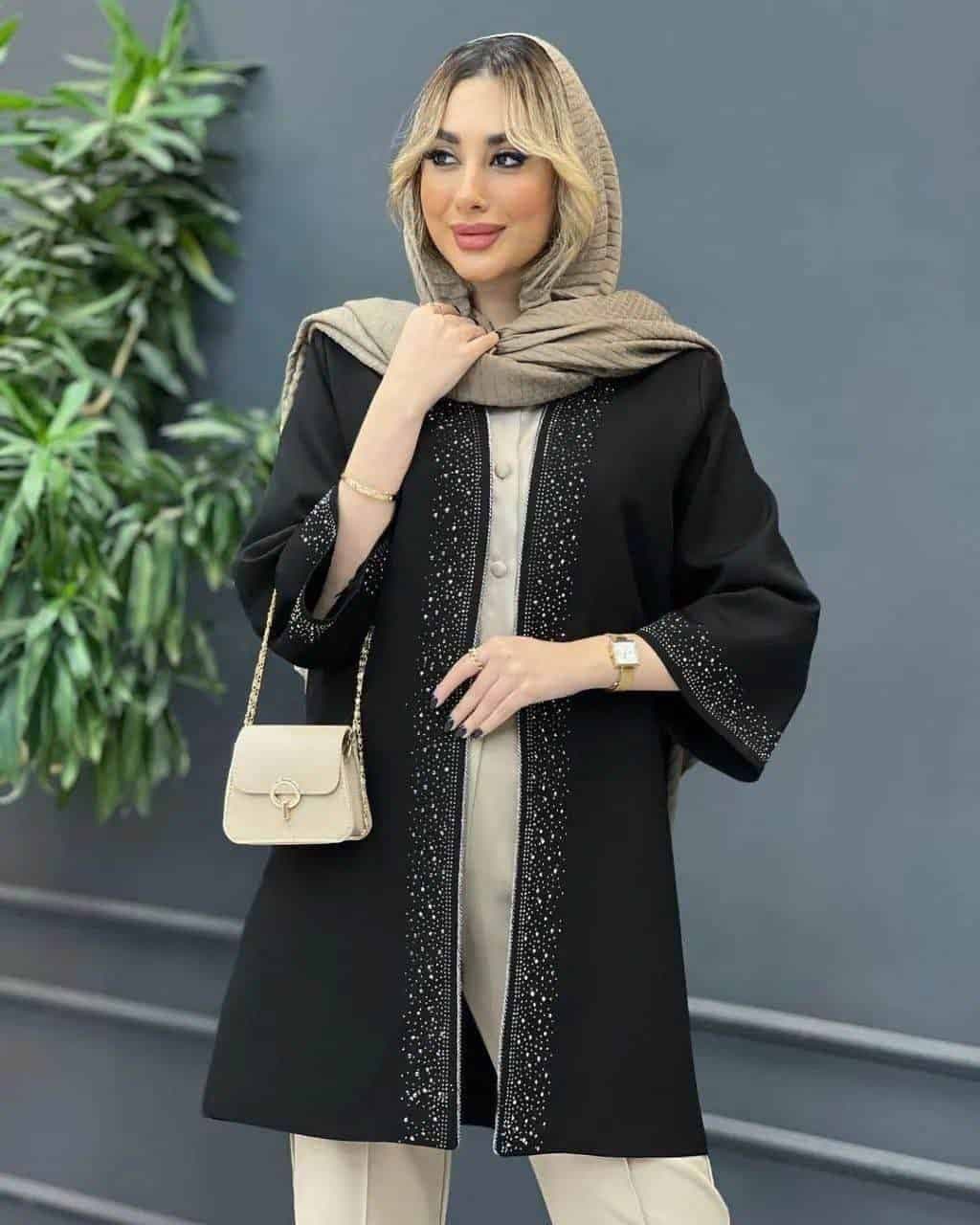 کت تک نگین دار صدف — تصویر ۳