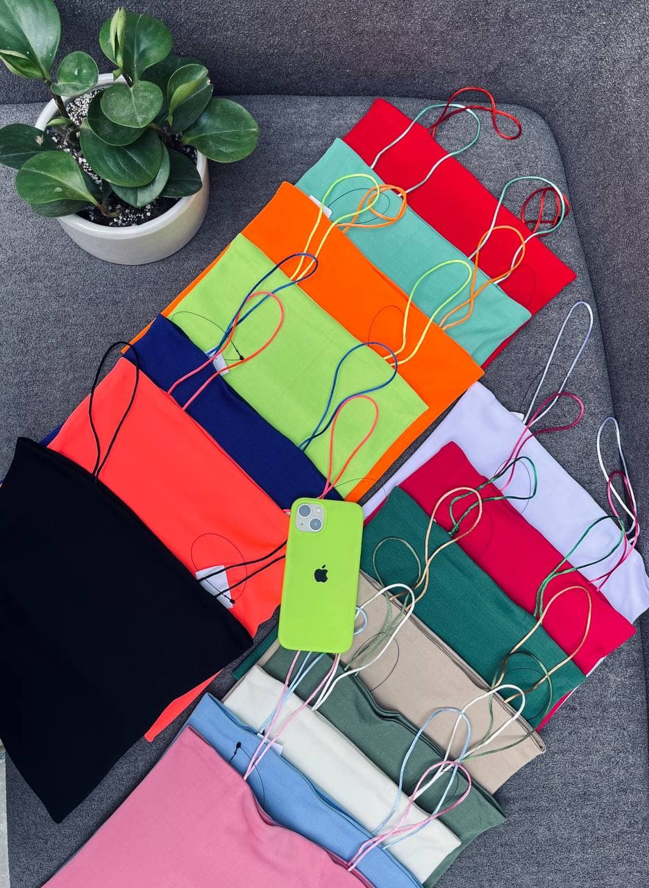 کراپ رنگی بند ماکارون🌈 — تصویر ۳